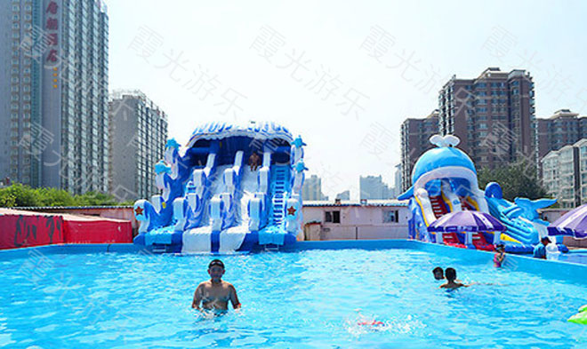 上海大型充气泳池